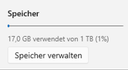 OneDrive App Speicher OneDrive App Speicher